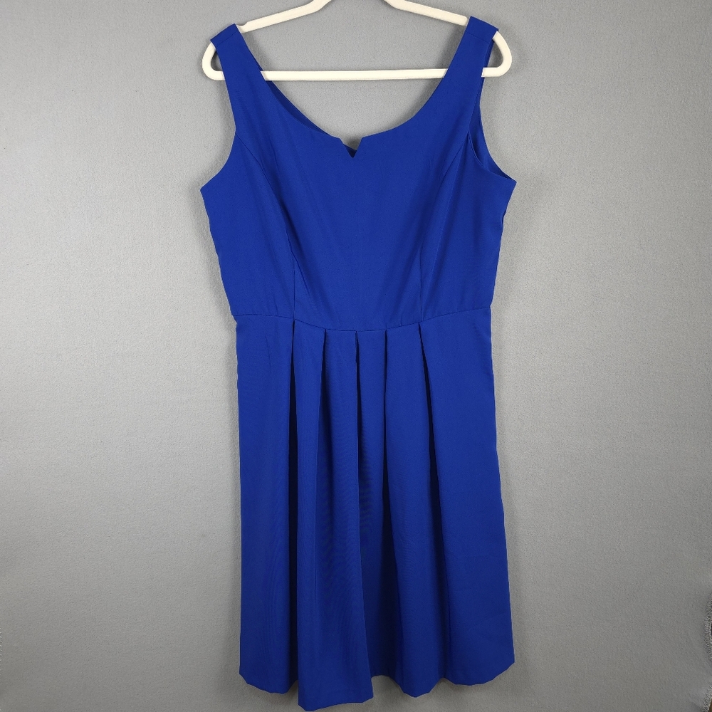 Ronni Nicole Blue Sleeveless Dress Size 12